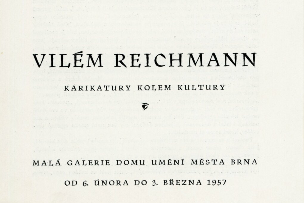 Vilém Reichmann. Karikatury kolem kultury